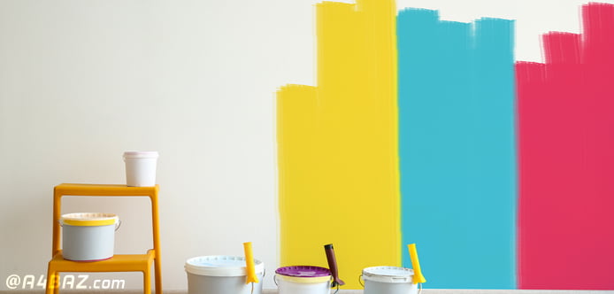 اقدامات اولیه برای رنگ آمیزی خانه