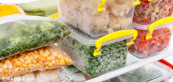 نگهداری سبزیجات داخل یخچال