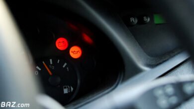 علت روشن شدن چراغ روغن خودرو