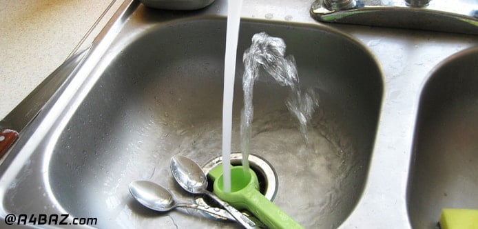 روش تمیز کردن سینک ظرفشویی استیل