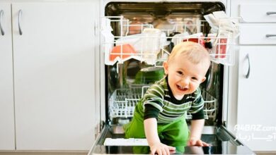 فعال یا غیرفعال کردن قفل کودک ماشین ظرفشویی