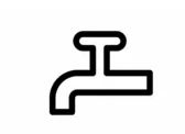 نماد شیر آب در ظرفشویی بوش