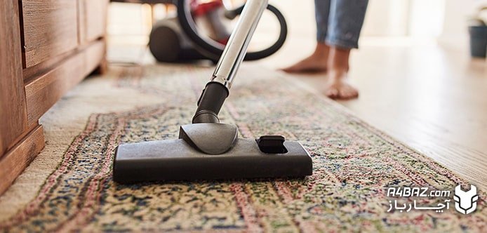 فرسایش فرش به دلیل تمیز نکردن فرش‌ها