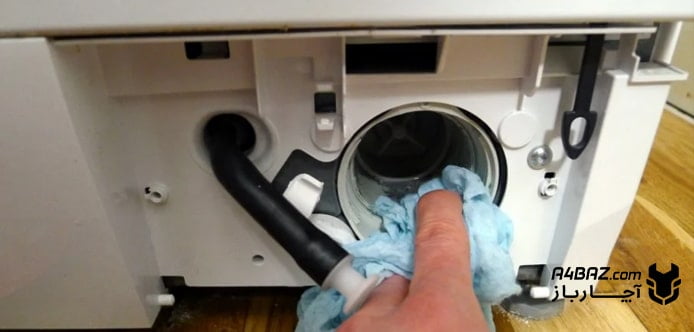 مراحل انجام تمیز کردن فیلتر پمپ تخلیه لباسشویی