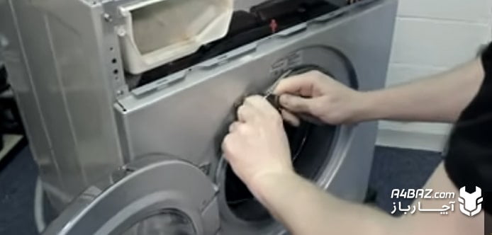 نحوه باز کردن لاستیک ماشین لباسشویی