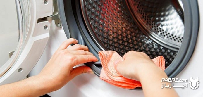 از بین بردن کپک ماشین لباسشویی