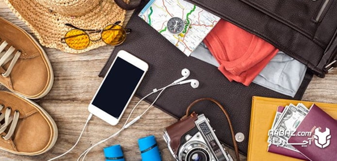 گوشی هوشمند از موارد لیست وسایل شخصی برای سفر