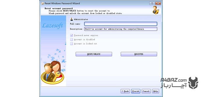 با نرم افزار Lazesoft Recover My Password Server Edition