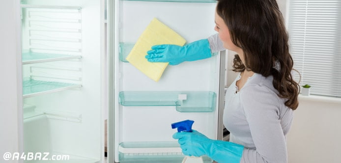 شستن و تمیز کردن یخچال