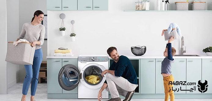 علت کند چرخیدن ماشین لباسشویی