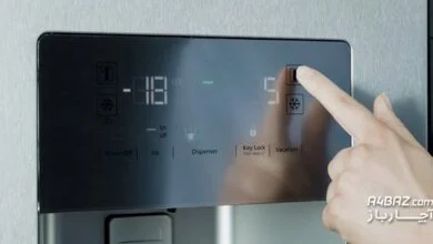 راهنمای دکمه های روی یخچال