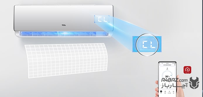 تنظیم دمای کولر گازی تی سی ال با گوشی موبایل