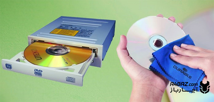 تمیز کردن CD و DVD با دستمال مخصوص