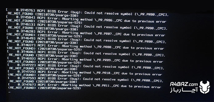 خطای بایوس در سیستم عامل ویندوز