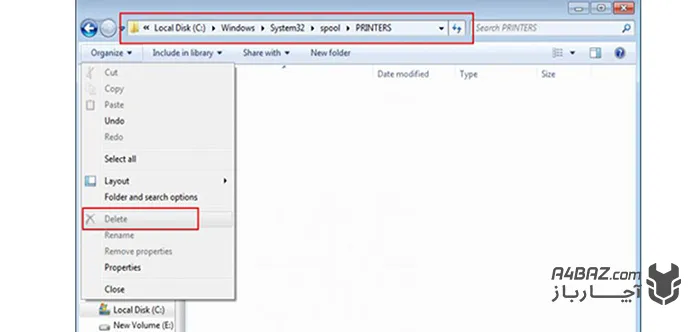 باز کردن Windows Explorer در ویندوز