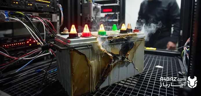 تغییر شکل ظاهری باتری یو پی اس تغییر شکل ظاهری باتری یو پی اس