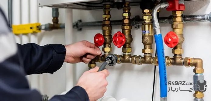 اجرای لوله‌کشی آب سرد و گرم