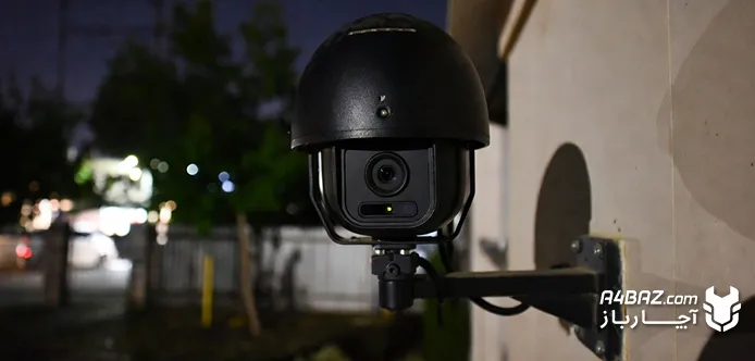 روشن نشدن دید در شب دوربین مداربسته بدلیل سوختن مادون قرمز