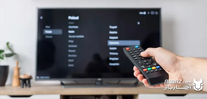 ریست تلویزیون ایکس ویژن به کمک کنترل
