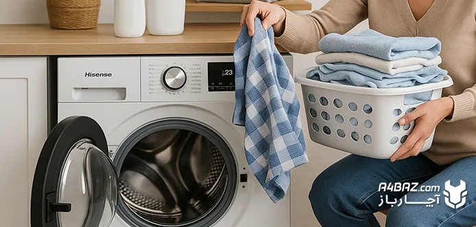 استفاده از ماشین لباسشویی هایسنس