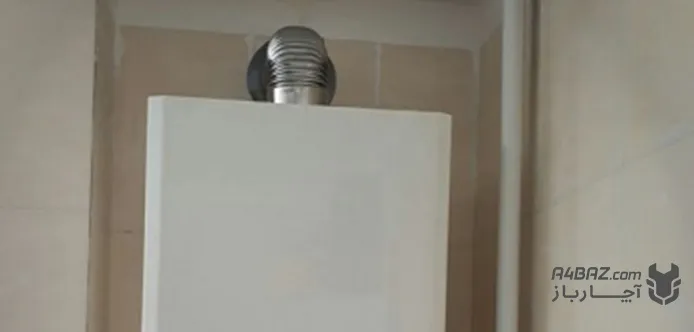 محل اتصال دودکش به پکیج گلدیران