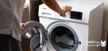 استفاده از ماشین لباسشویی حایر