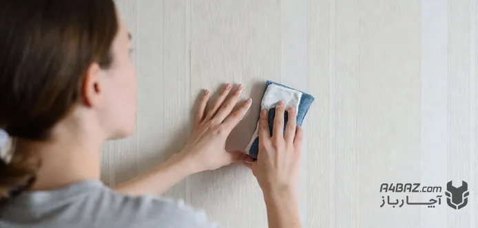 تمیز کردن کاغذ دیواری غیر قابل شستشو
