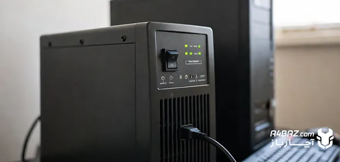 فعال بودن حالت بای پس ups متصل به کامپیوتر