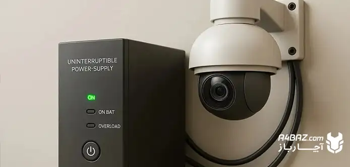 ups متصل به یک دوربین مداربسته