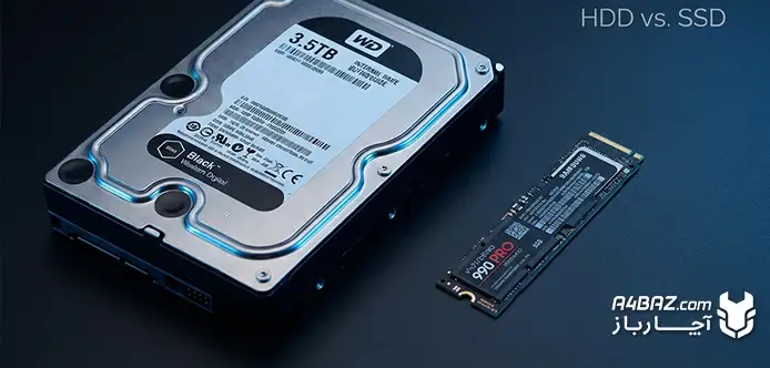 مقایسه هارد های اینترنال ssd و hdd