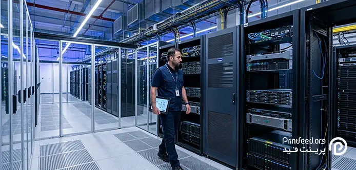 بررسی تجهیزات سرمایش دیتاسنتر و اتاق سرور توسط کارشناس